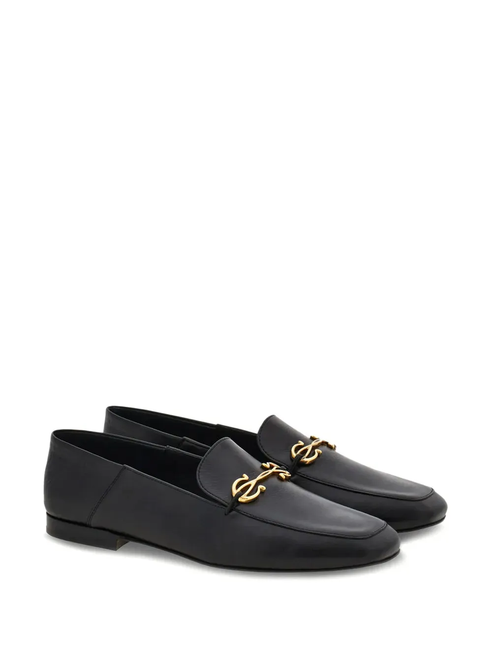 Ferragamo Gancini-charm leather loafers