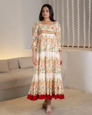 Forest Soul Floral Dress