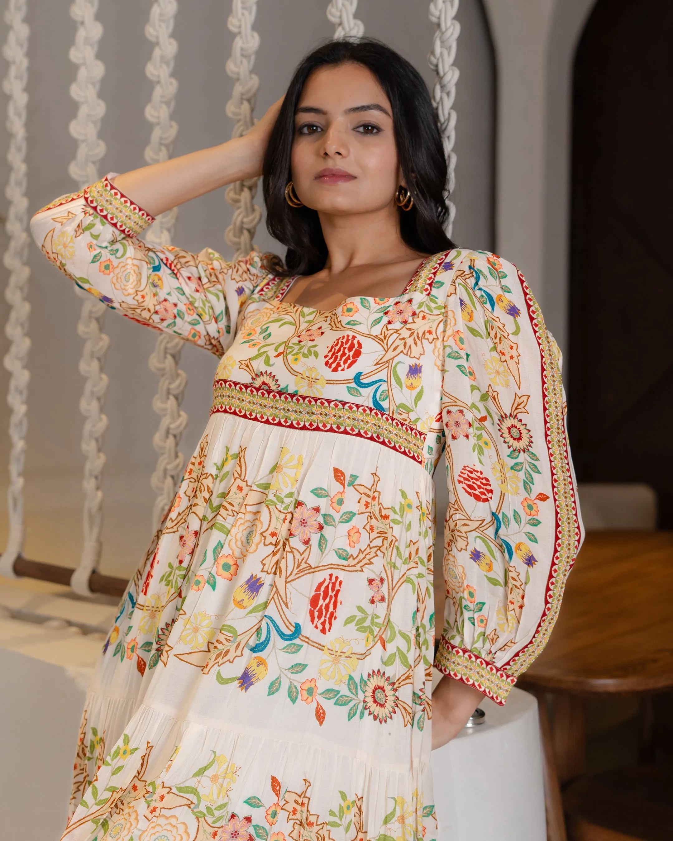 Forest Soul Floral Dress