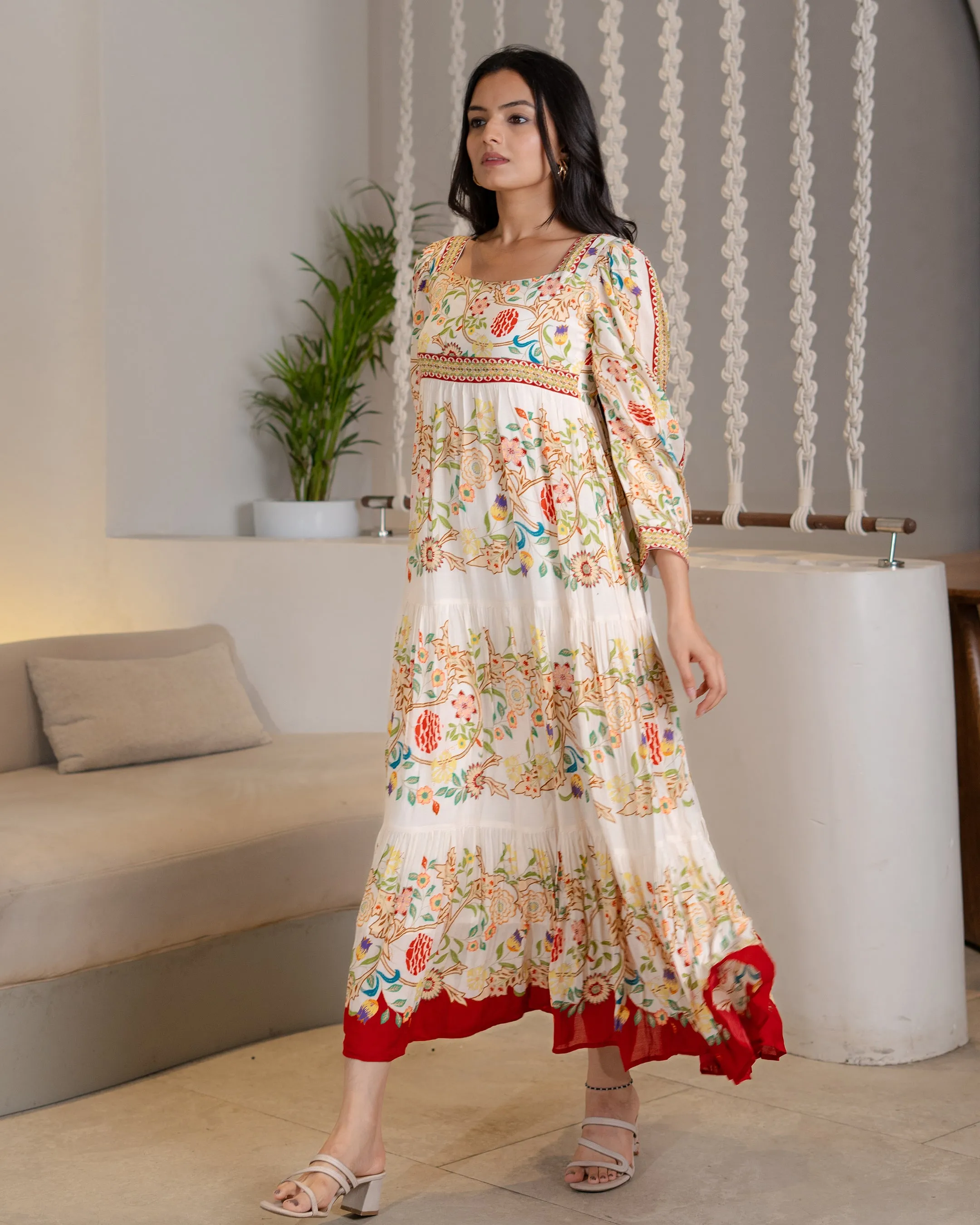 Forest Soul Floral Dress