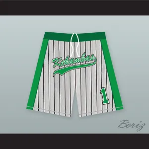 G-Baby 1 Kekambas Gray Pinstriped Basketball Shorts