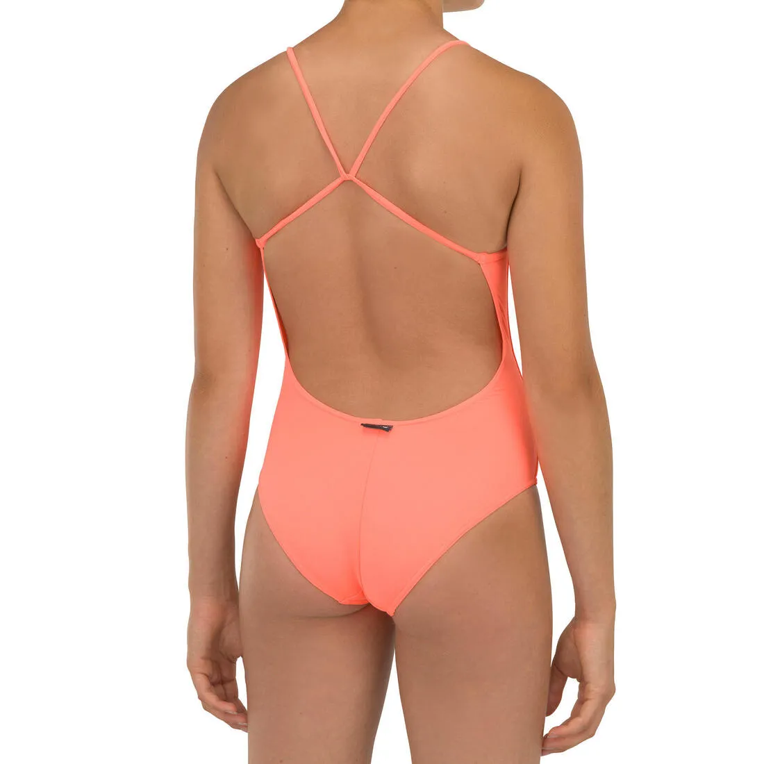 Girl’s 1-piece swimsuit 100