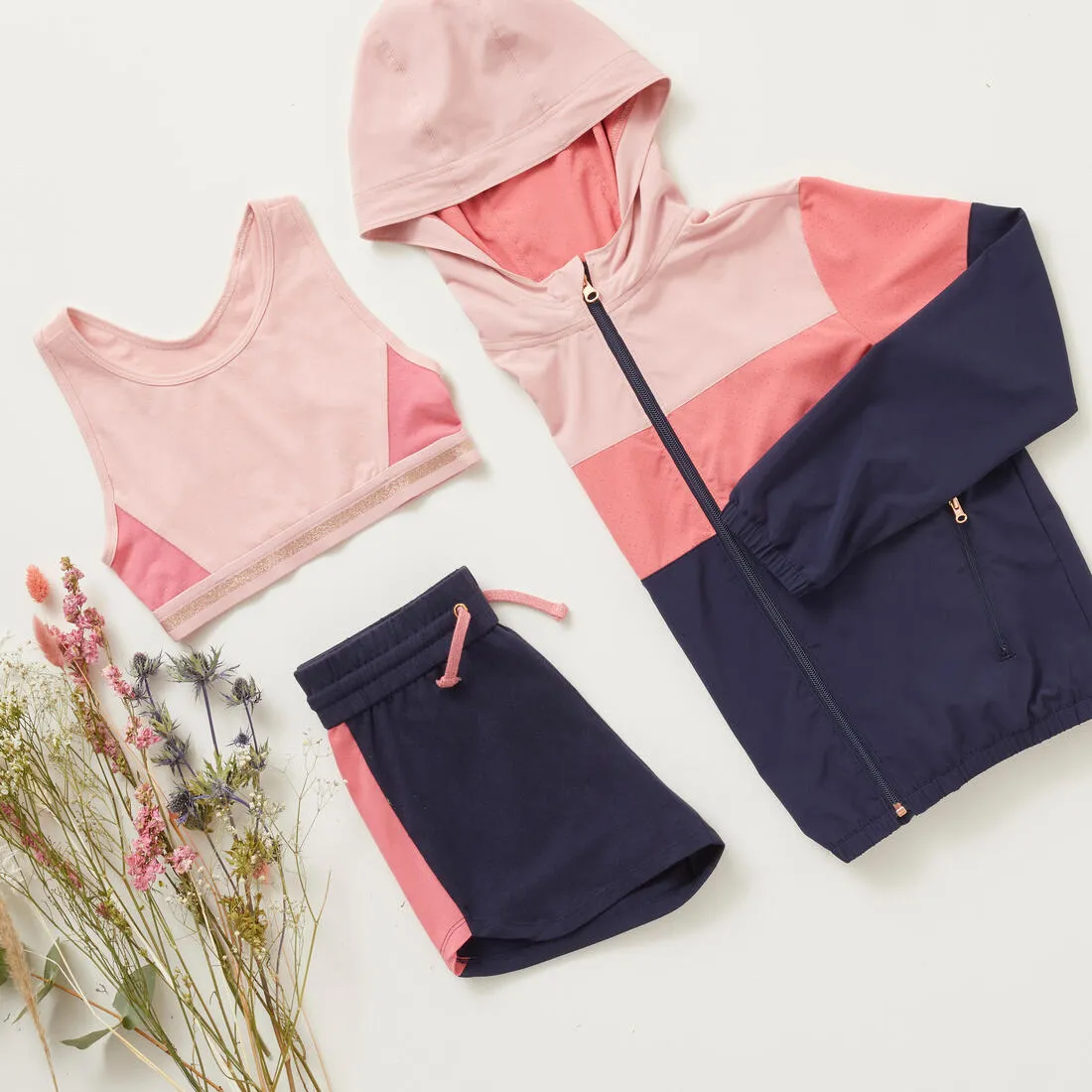 Girls' Multisport Cotton Shorts