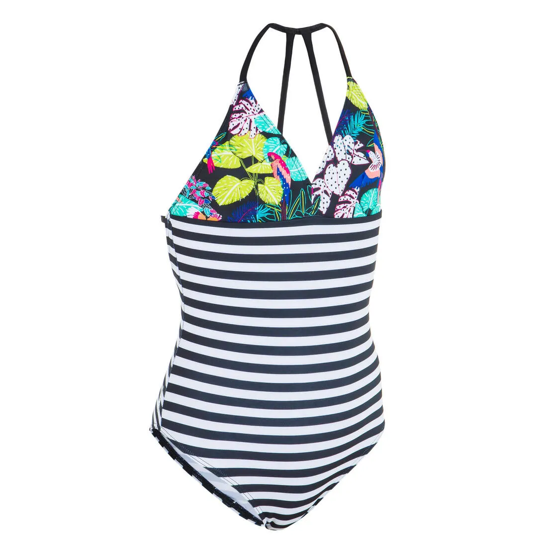 GIRL'S One-Piece SURF Swimsuit HIMAE 500