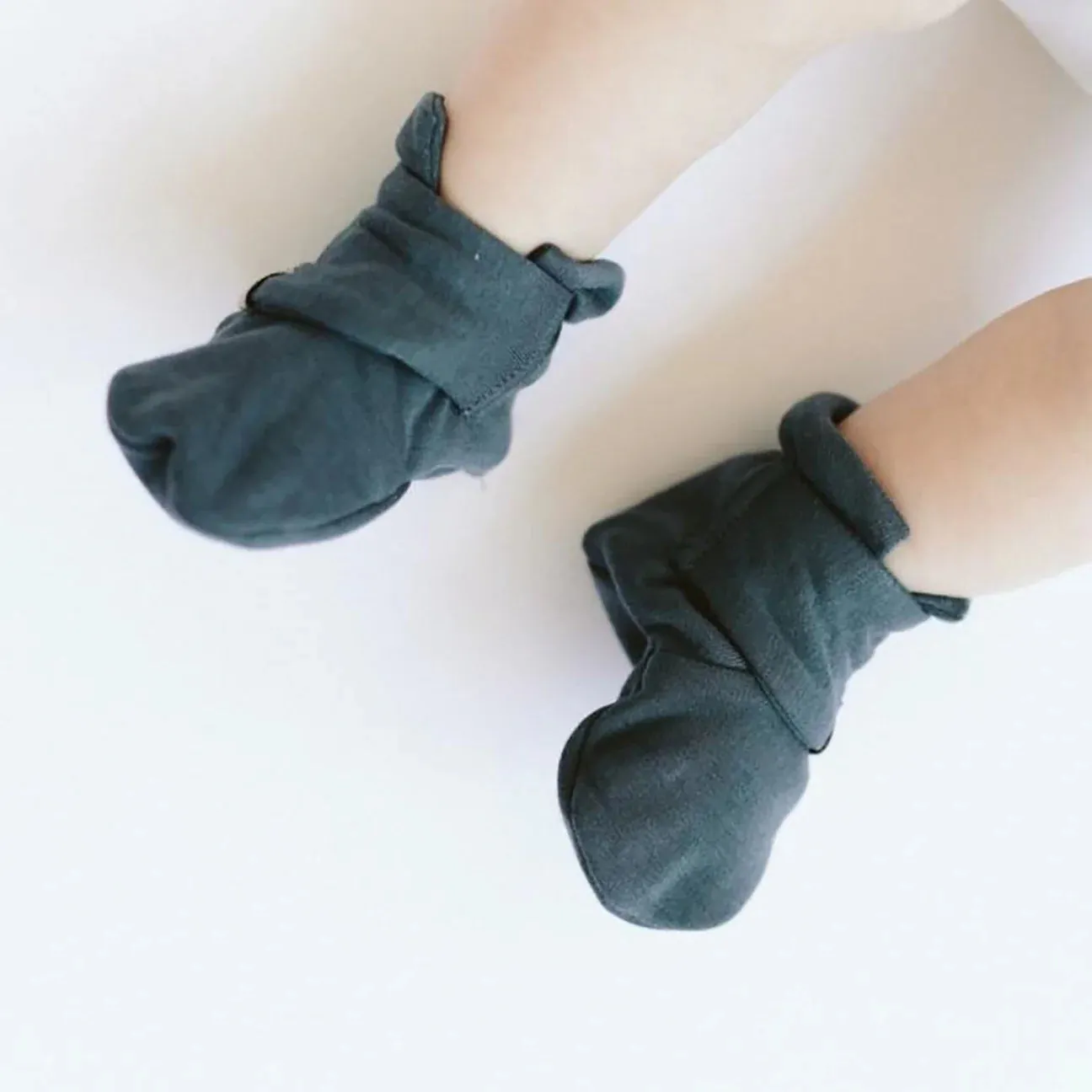 Goumikids - Baby Boots - Stripe Gray   Midnight (2 Pack)