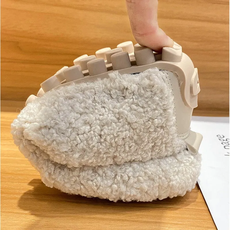 GS Pluche Loafers | Comfortabele platte damesschoenen met zachte zool