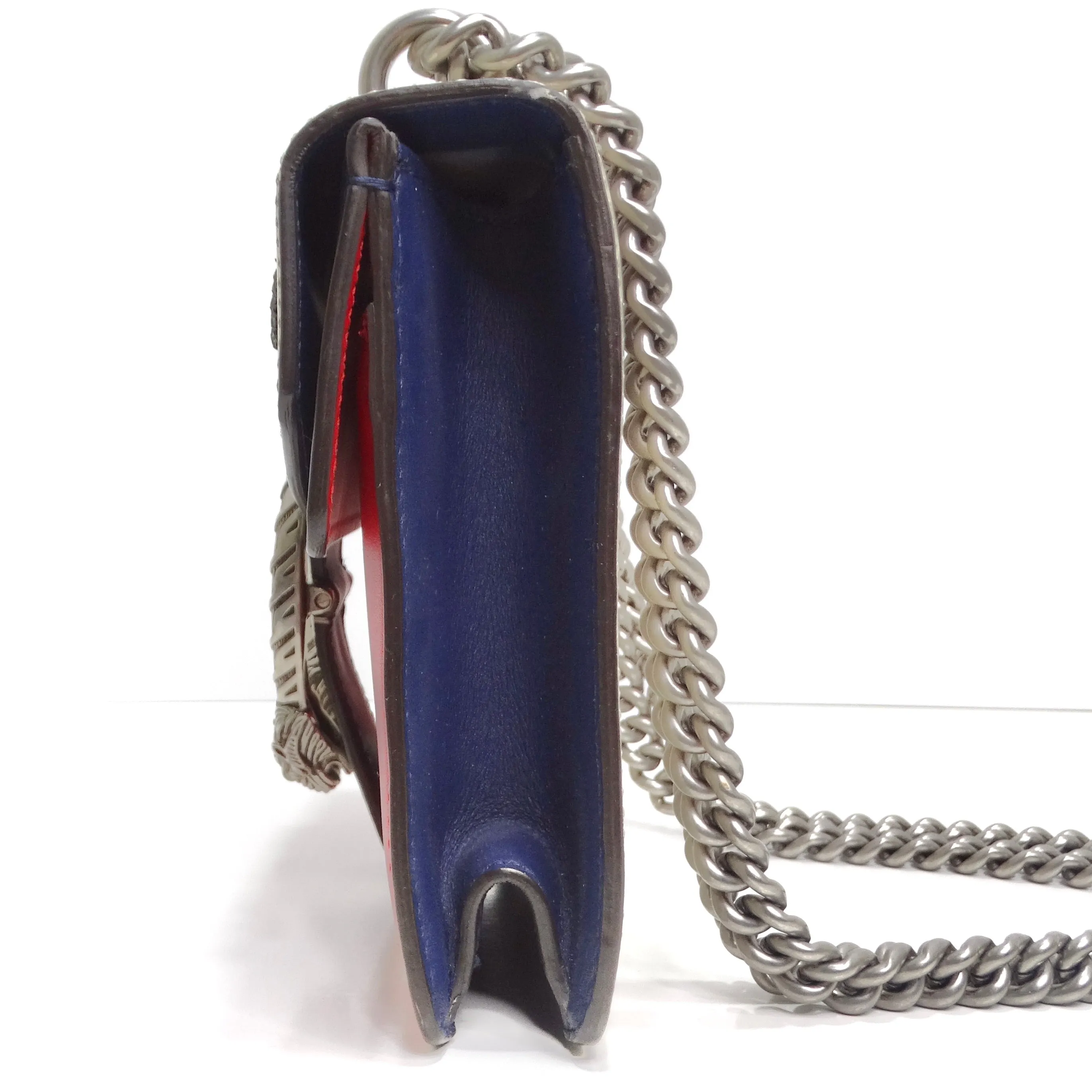 Gucci Multicolor Leather Mini Crystal Snake Embroidered Dionysus Bag