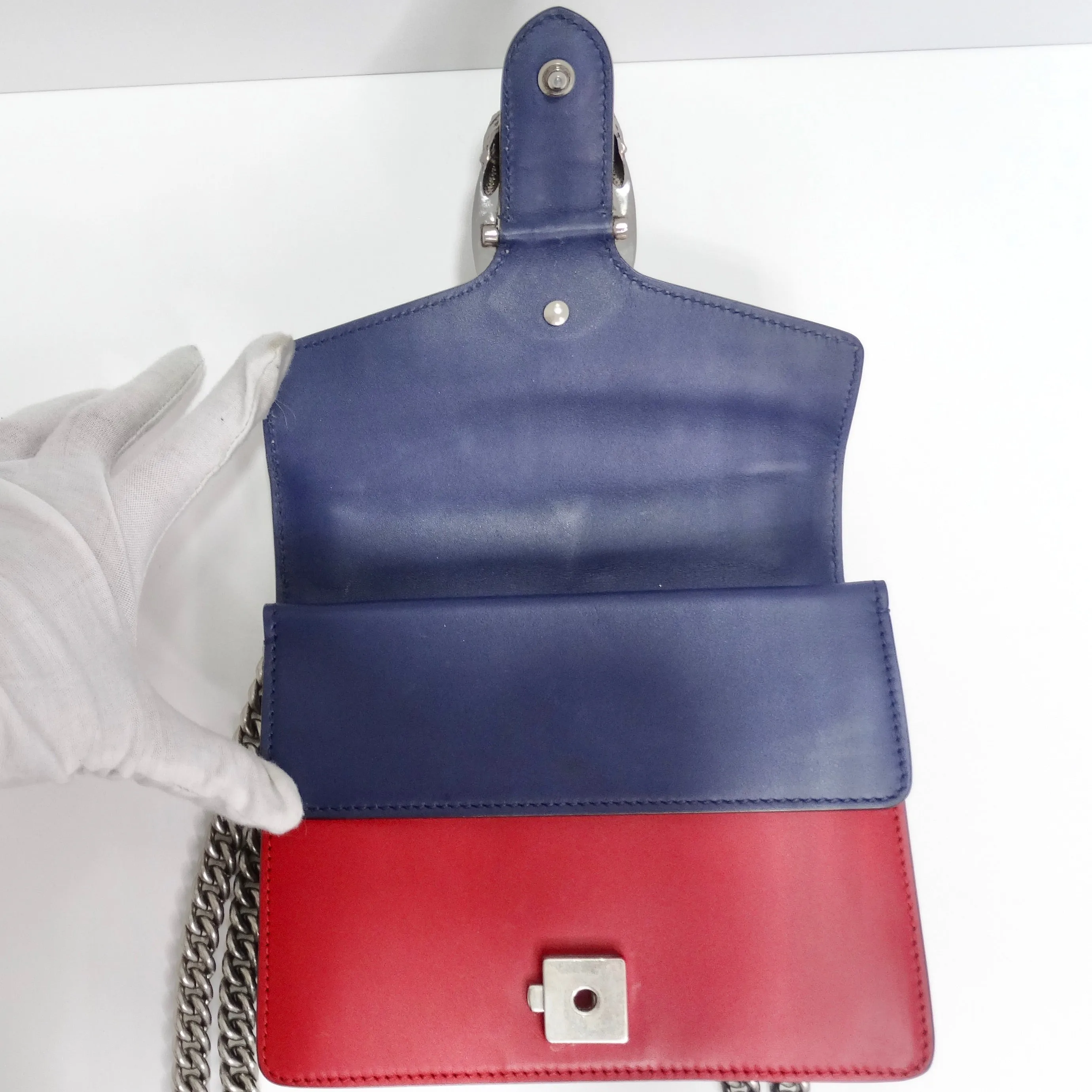 Gucci Multicolor Leather Mini Crystal Snake Embroidered Dionysus Bag