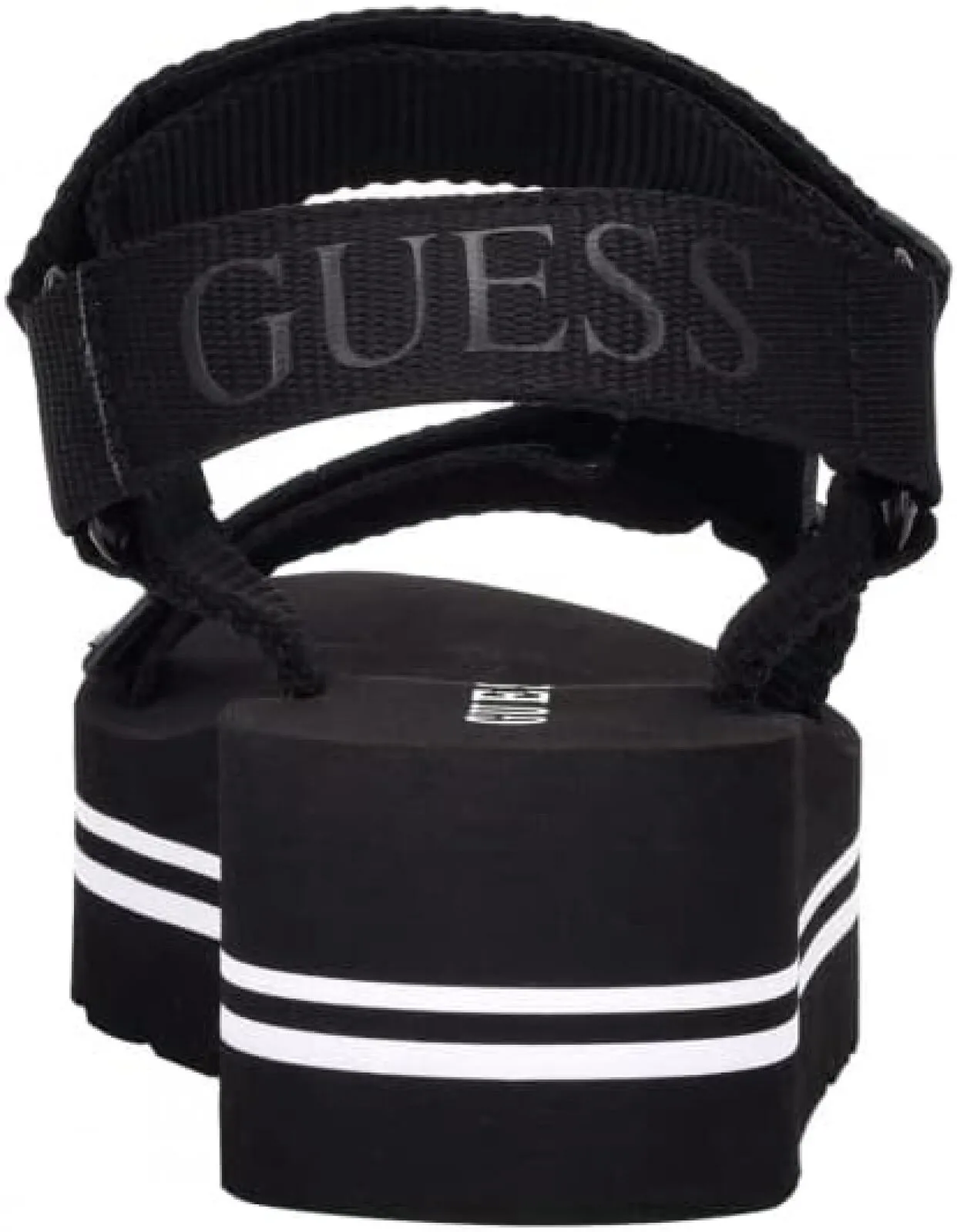 Guess Ankle Strap Flatform Sandals Amputee Replacement Left Shoe Only Black 9.5M