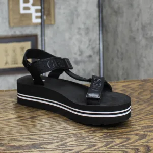 Guess Ankle Strap Flatform Sandals Amputee Replacement Left Shoe Only Black 9.5M