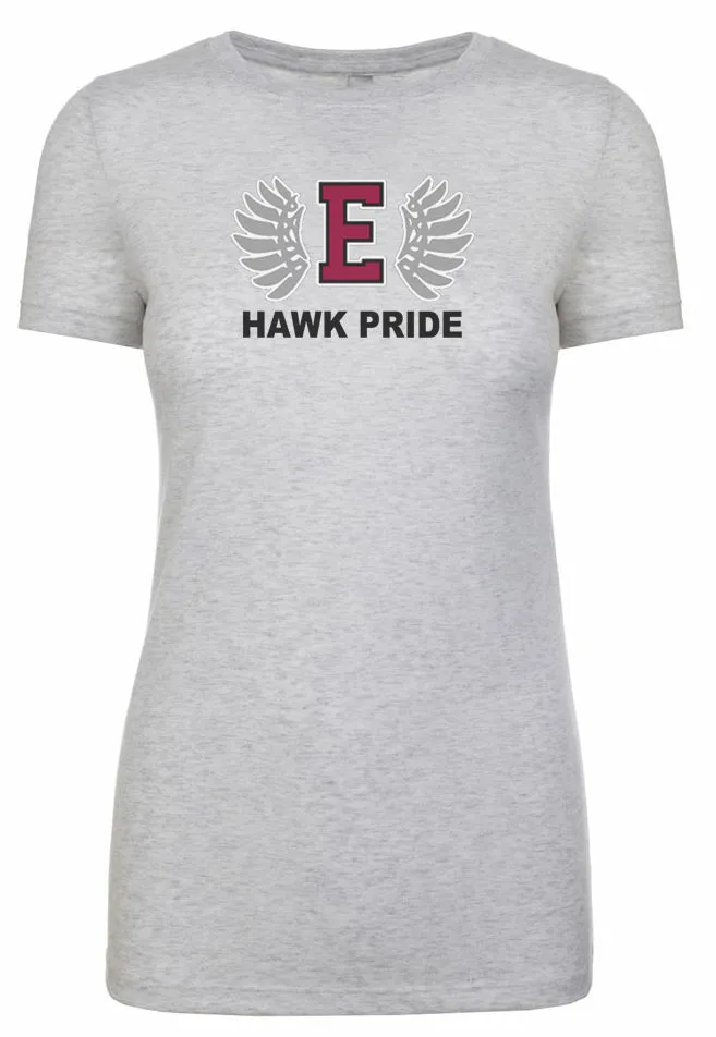 HAWKPRIDE women's tri-blend t-shirt