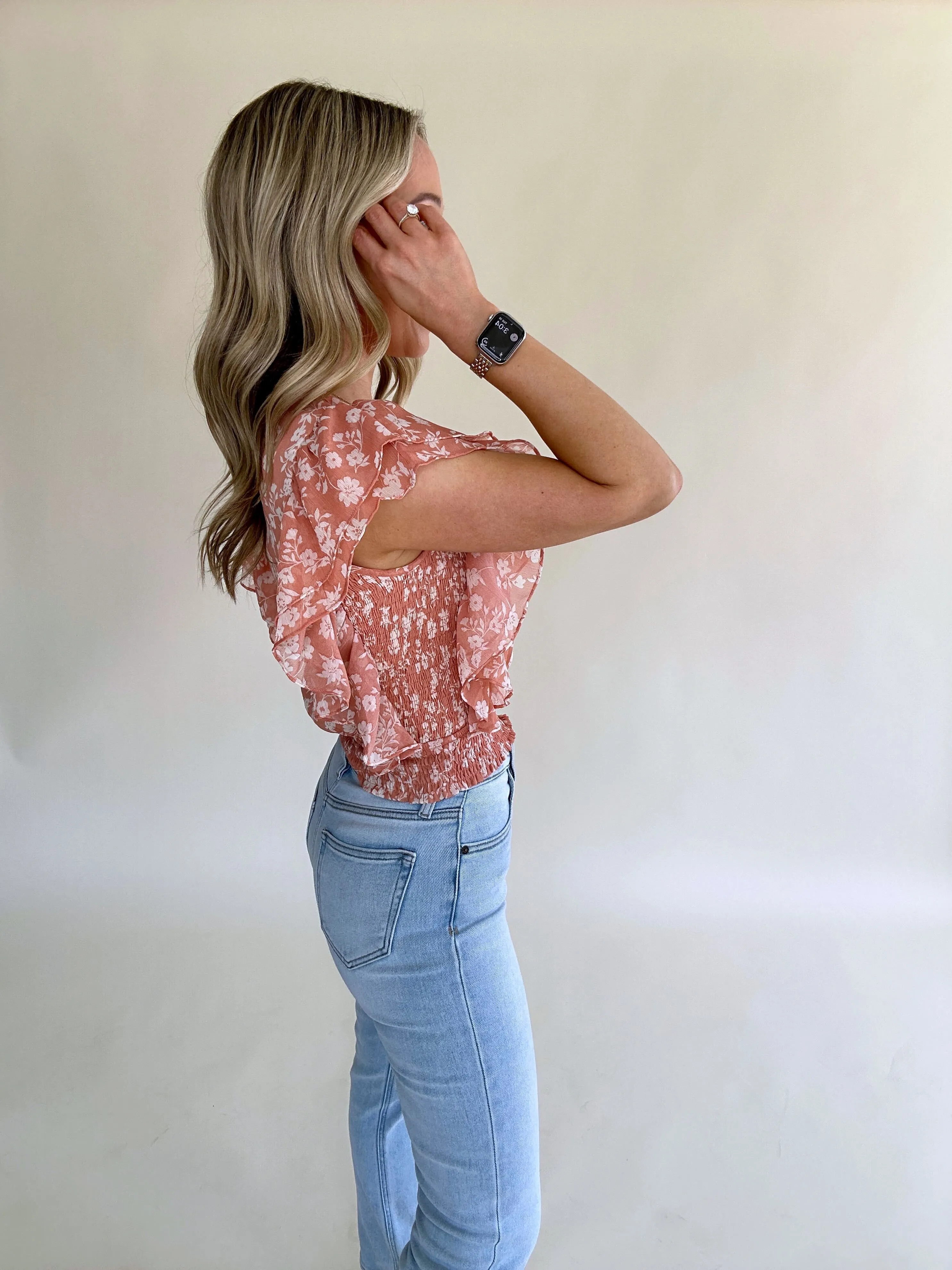 Hello Beautiful Smocked Blouse