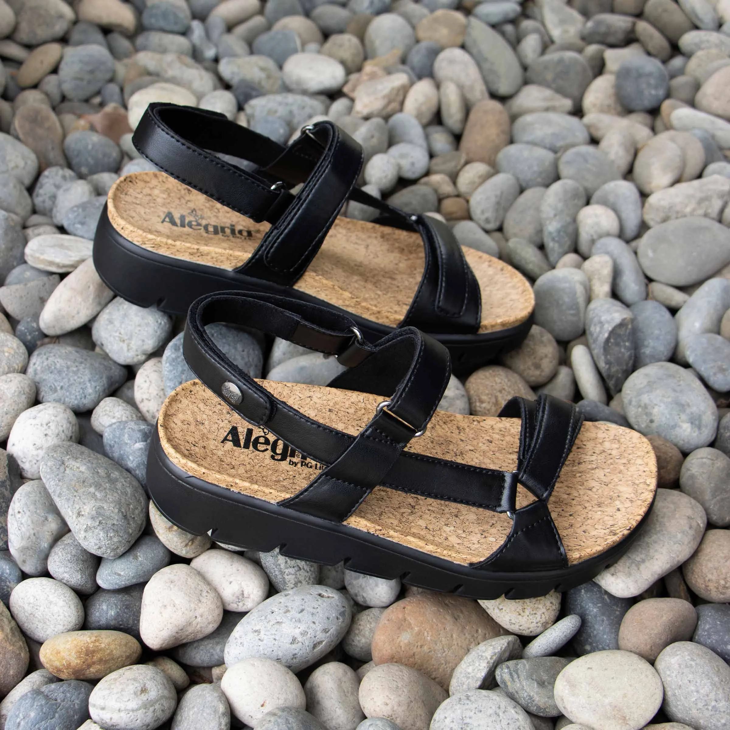 Henna Black Sandal - HEN-601