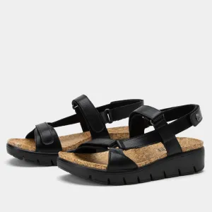 Henna Black Sandal - HEN-601