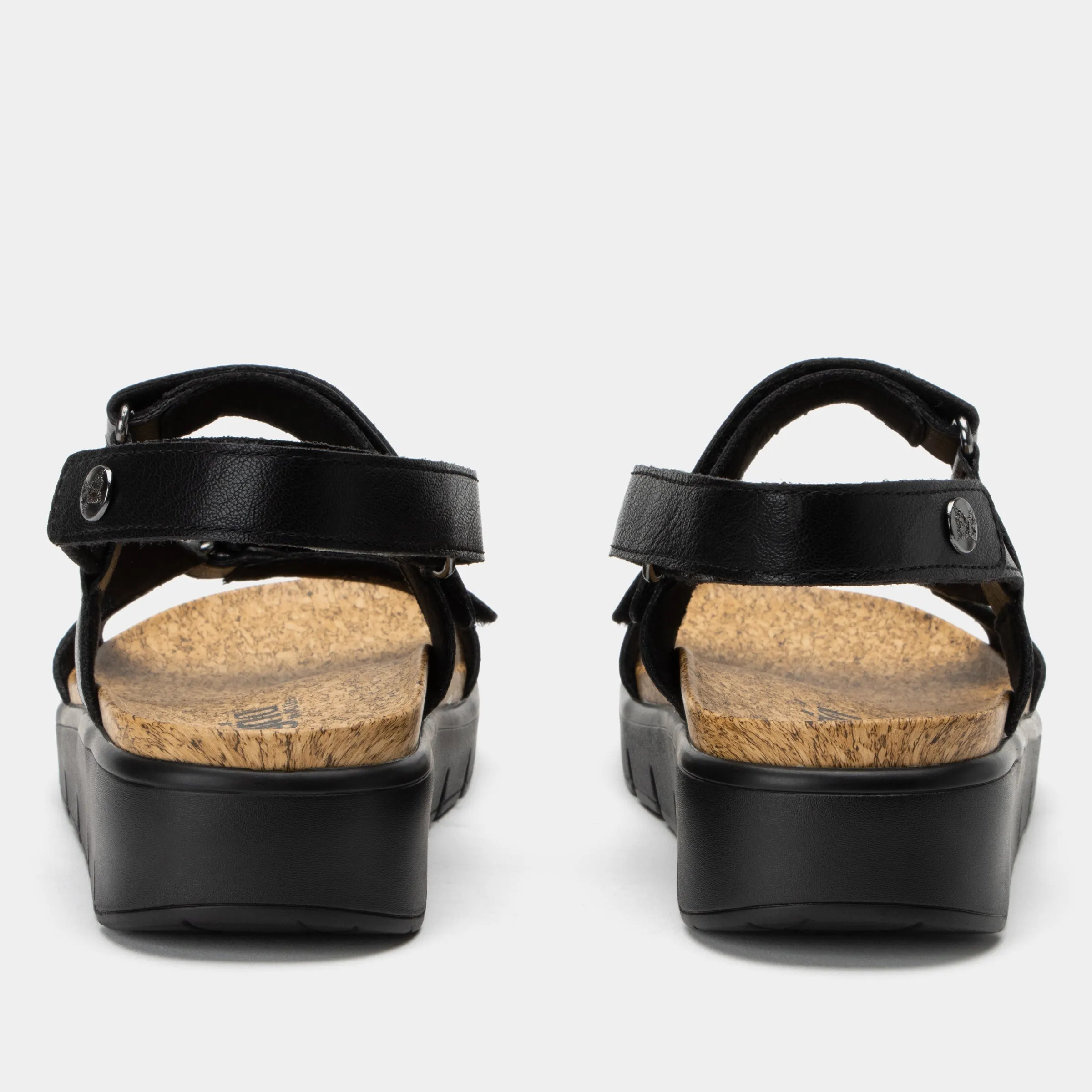 Henna Black Sandal - HEN-601
