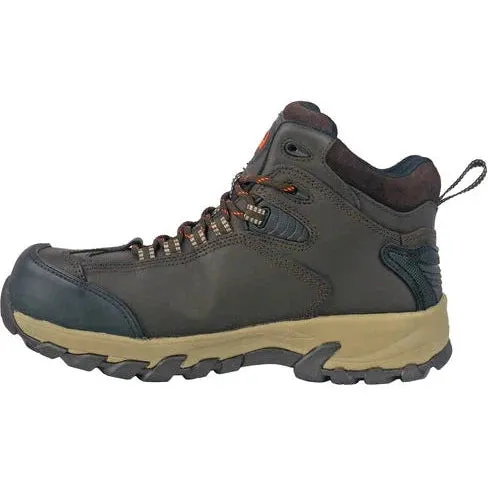 Hoss Men's Frontier Comp Toe Waterproof Work Shoe - Brown 50406