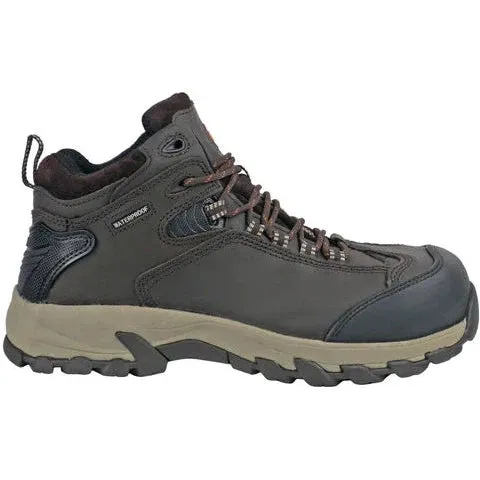 Hoss Men's Frontier Comp Toe Waterproof Work Shoe - Brown 50406