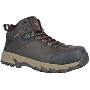 Hoss Men's Frontier Comp Toe Waterproof Work Shoe - Brown 50406