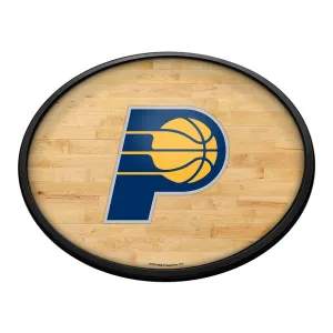 Indiana Pacers: Hardwood - Oval Slimline Lighted Wall Sign