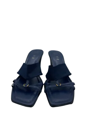 Italian Shoemakers Navy Blue Sandals