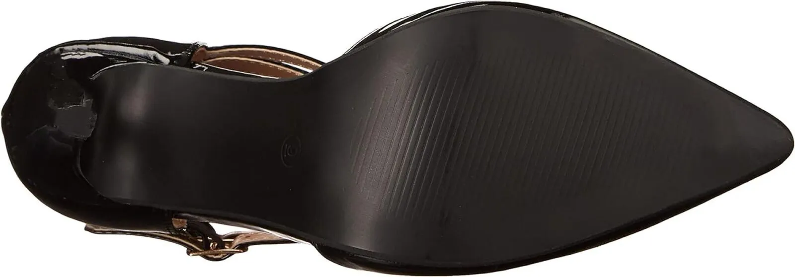 Journee Collection Womens Tru Patent Pointed Toe Pumps Shoes TRU Black 7.5M