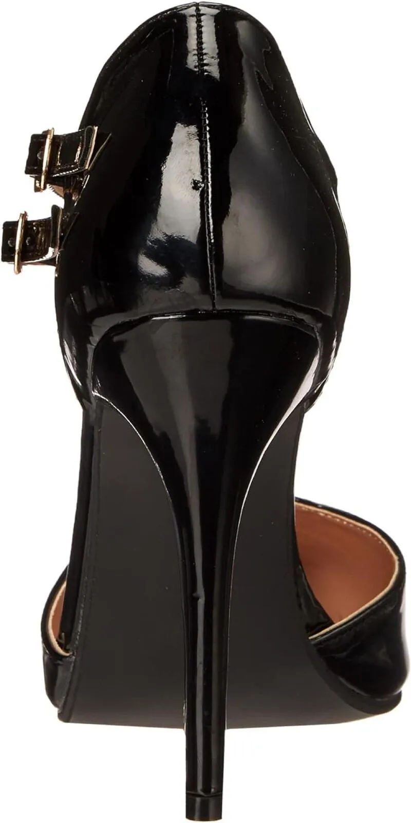 Journee Collection Womens Tru Patent Pointed Toe Pumps Shoes TRU Black 7.5M