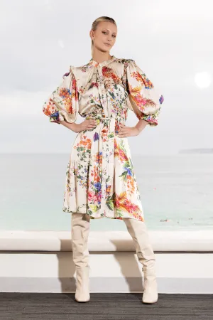 KARA SILK MIDI DRESS (MORE COLOURS)