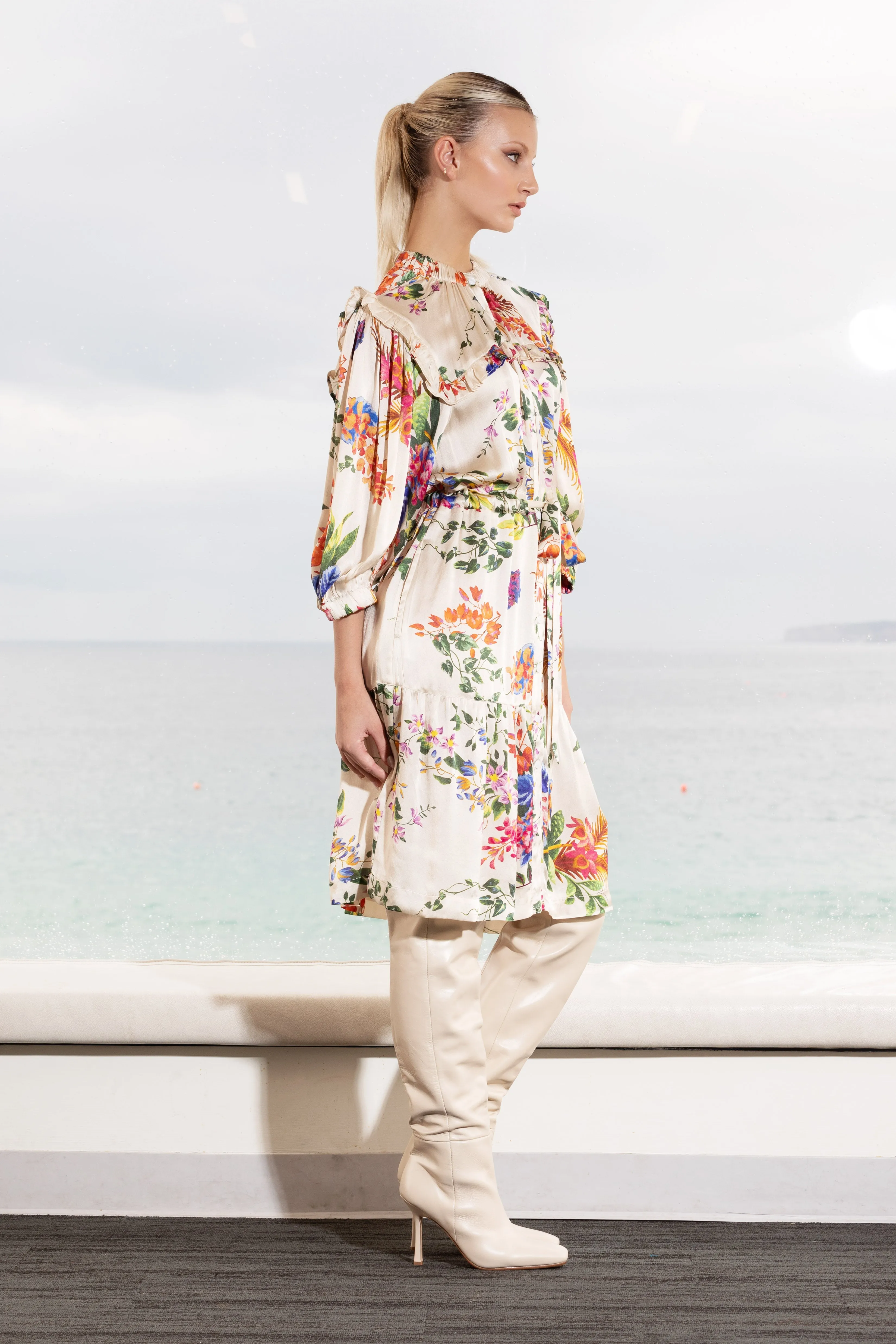 KARA SILK MIDI DRESS (MORE COLOURS)