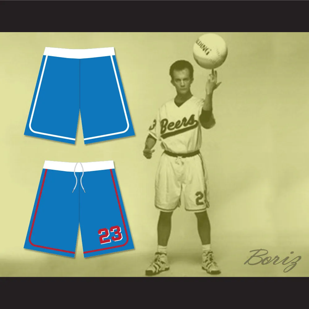 Kenny Scolari 23 Milwaukee Beers BASEketball Blue Basketball Shorts
