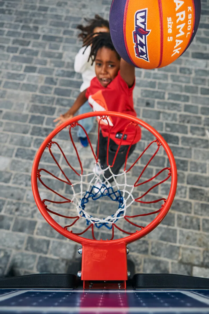 Kids Basketball Hoop In Blue/Black By Tarmak - 1.6m To 2.2m