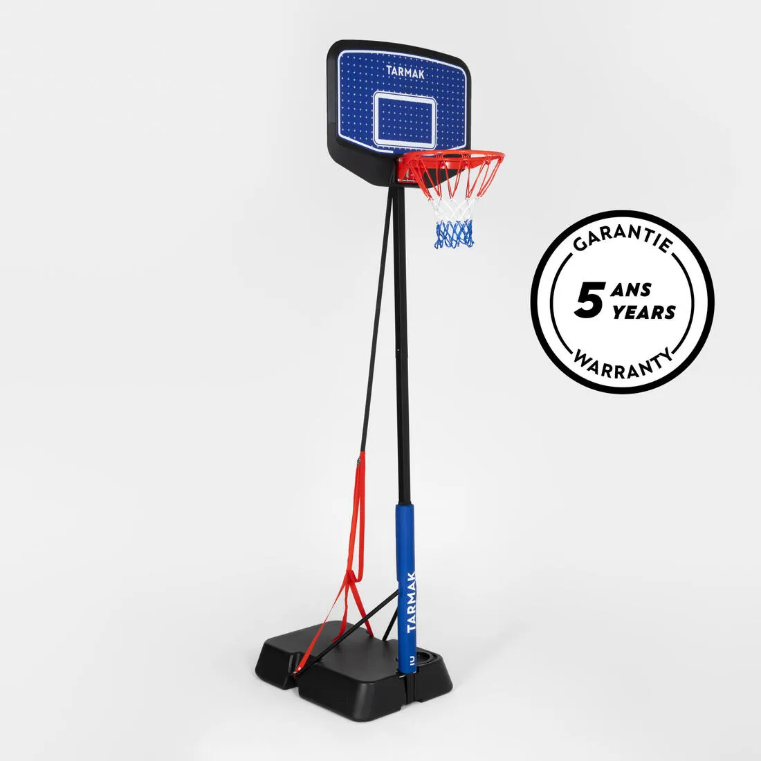 Kids Basketball Hoop In Blue/Black By Tarmak - 1.6m To 2.2m