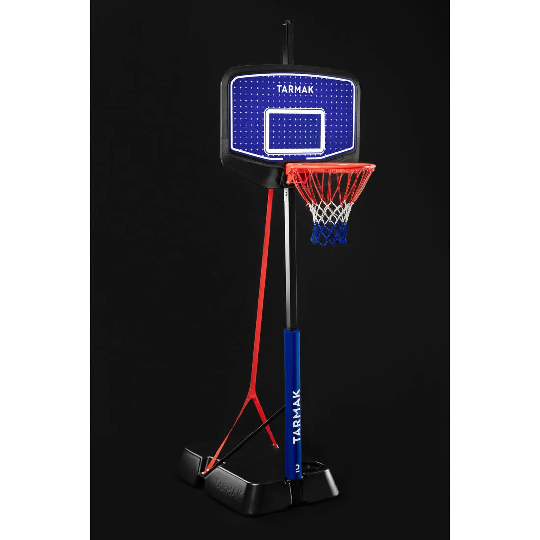 Kids Basketball Hoop In Blue/Black By Tarmak - 1.6m To 2.2m