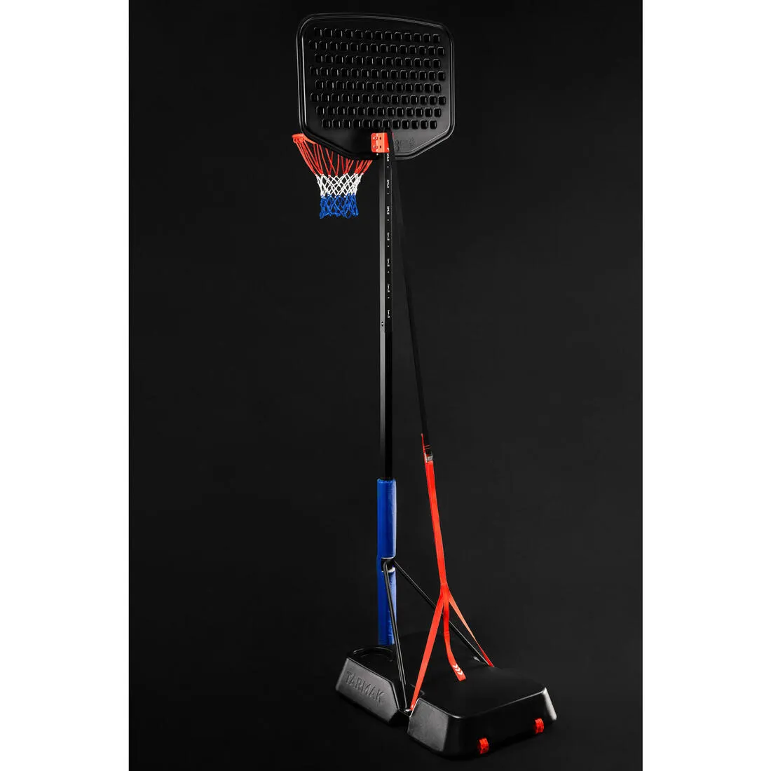 Kids Basketball Hoop In Blue/Black By Tarmak - 1.6m To 2.2m