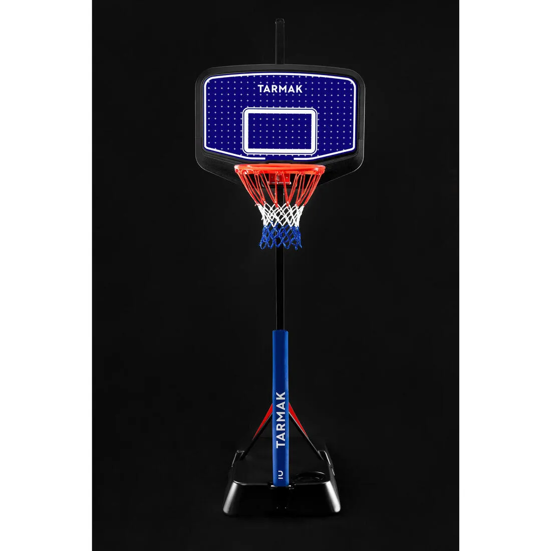 Kids Basketball Hoop In Blue/Black By Tarmak - 1.6m To 2.2m