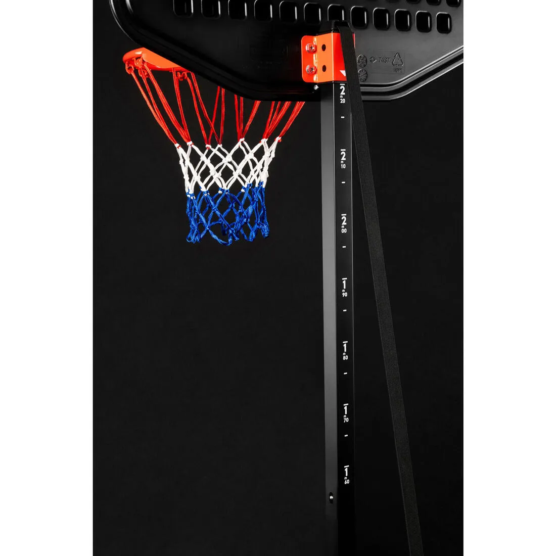 Kids Basketball Hoop In Blue/Black By Tarmak - 1.6m To 2.2m
