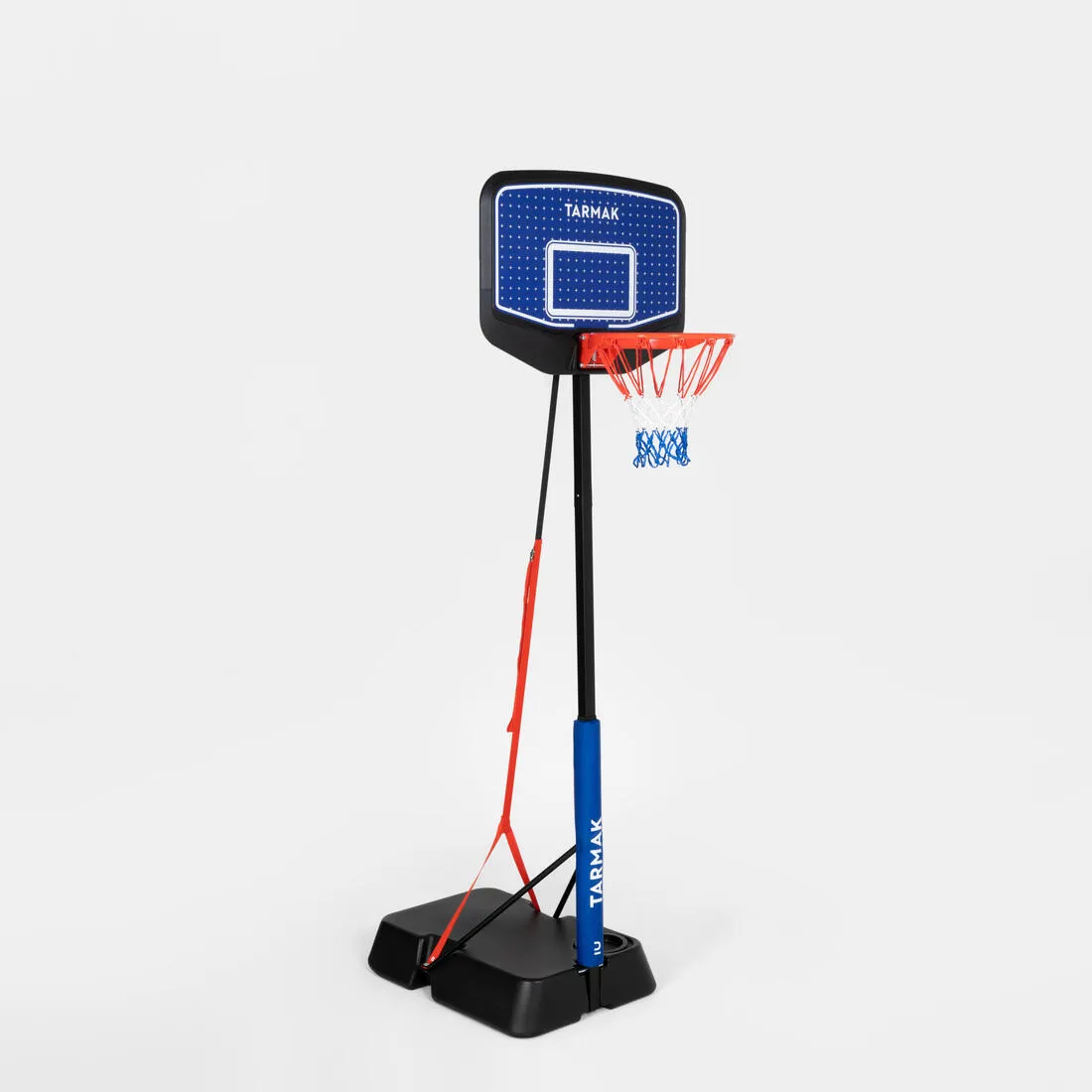 Kids Basketball Hoop In Blue/Black By Tarmak - 1.6m To 2.2m