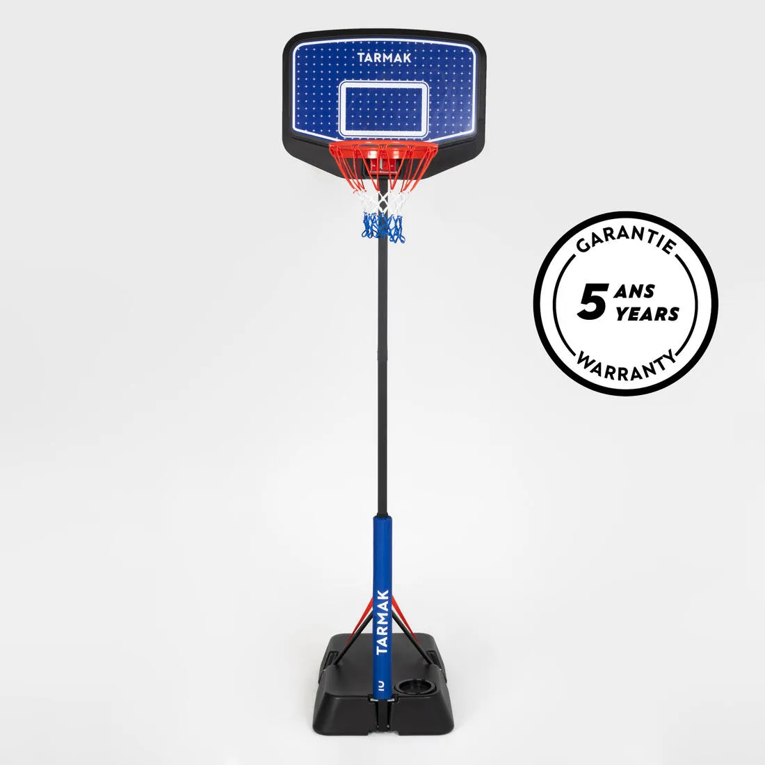 Kids Basketball Hoop In Blue/Black By Tarmak - 1.6m To 2.2m