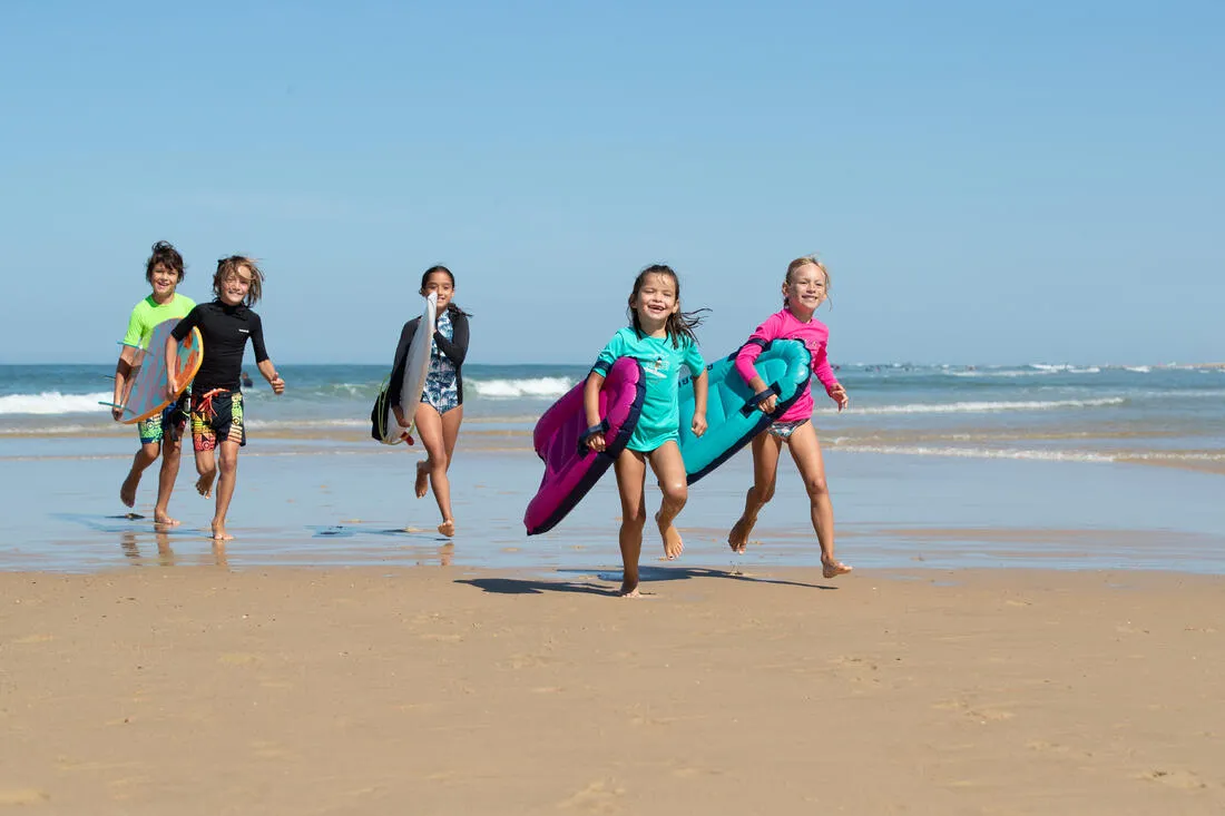 kids’ surfing anti-UV long-sleeved printed water T-shirt