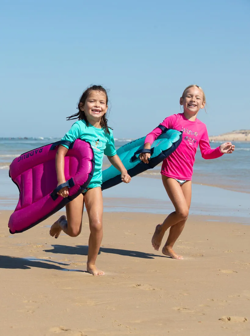 kids’ surfing anti-UV long-sleeved printed water T-shirt