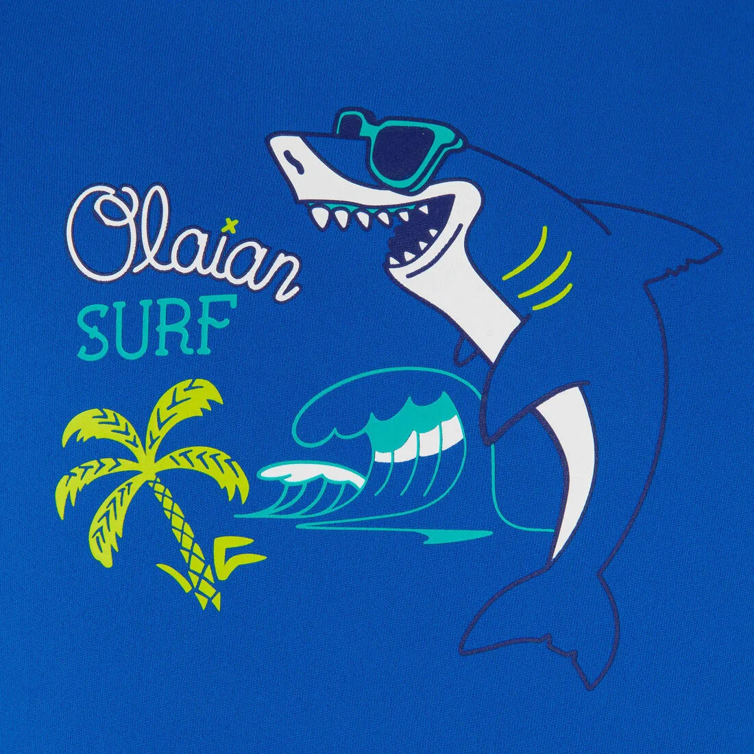 kids’ surfing anti-UV long-sleeved printed water T-shirt
