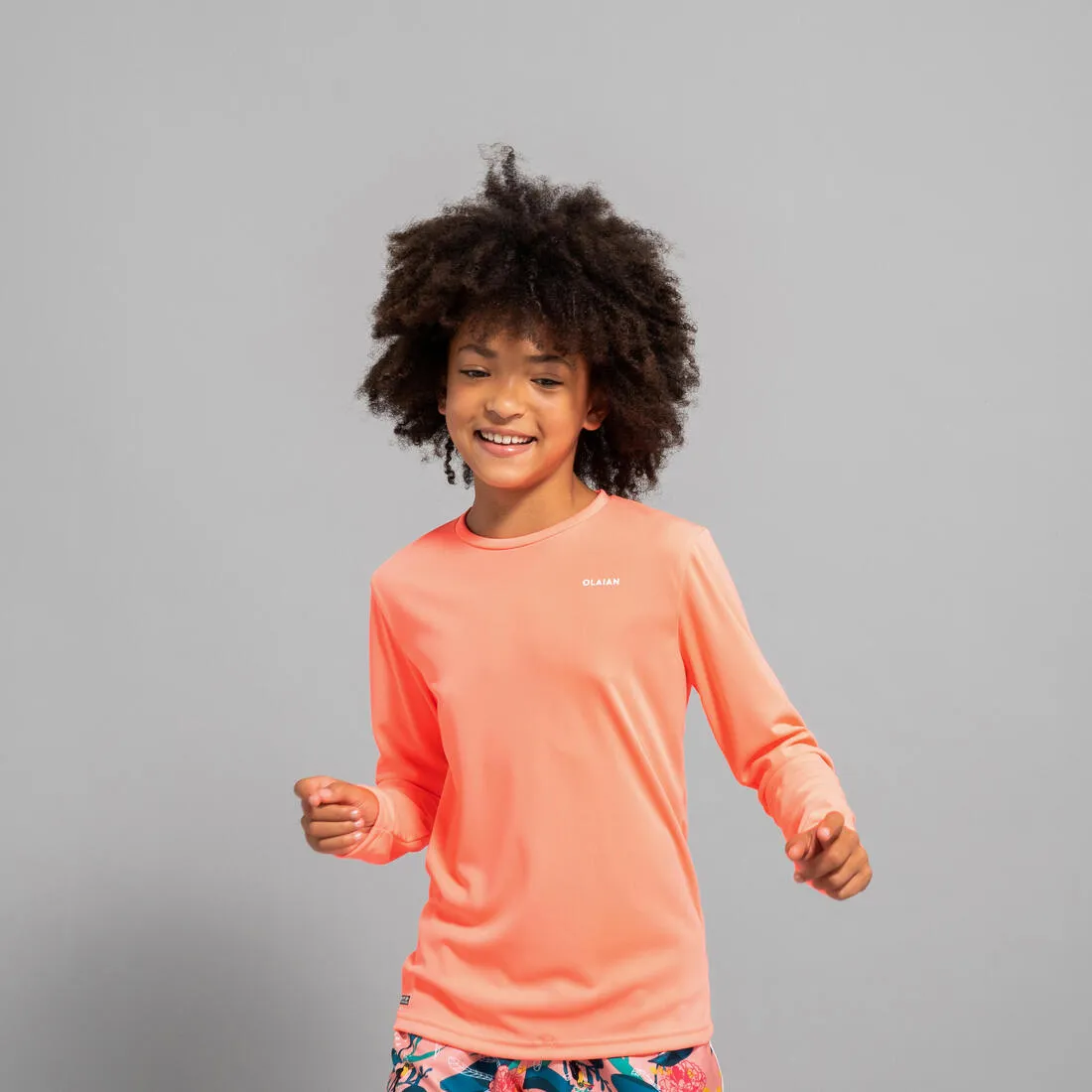 kid's surfing UV protection long-sleeved water t-shirt