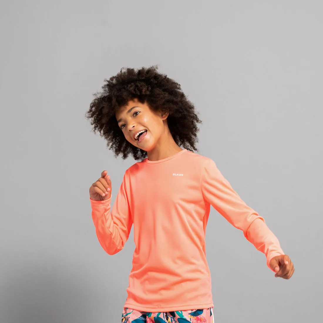 kid's surfing UV protection long-sleeved water t-shirt