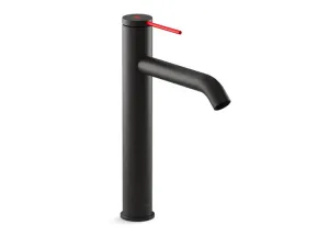 KOHLER K-77959-4AMU Components Tall single-handle bathroom sink faucet with pin handle, 1.2 gpm
