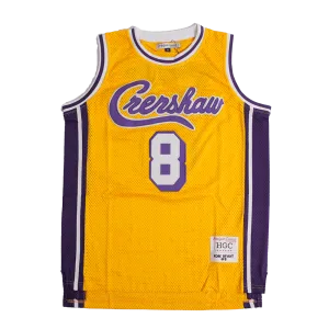 LA MAMBA CRENSHAW YELLOW BASKETBALL JERSEY