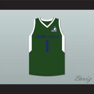 LaMelo Ball 1 Chino Hills Huskies Green Basketball Jersey with Patch