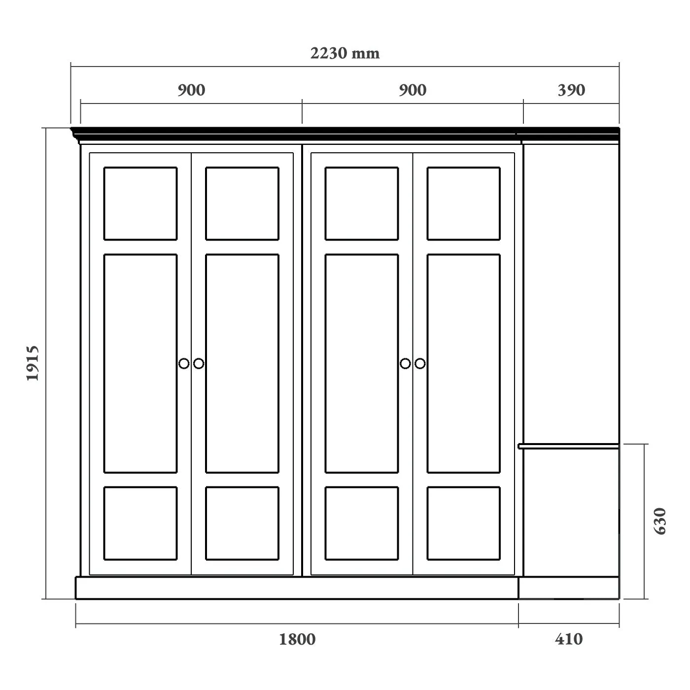 Large Corner Boot Room Bench