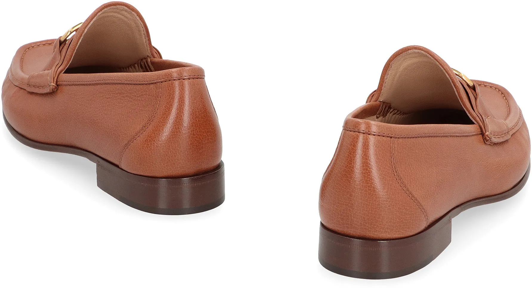 Leather loafers