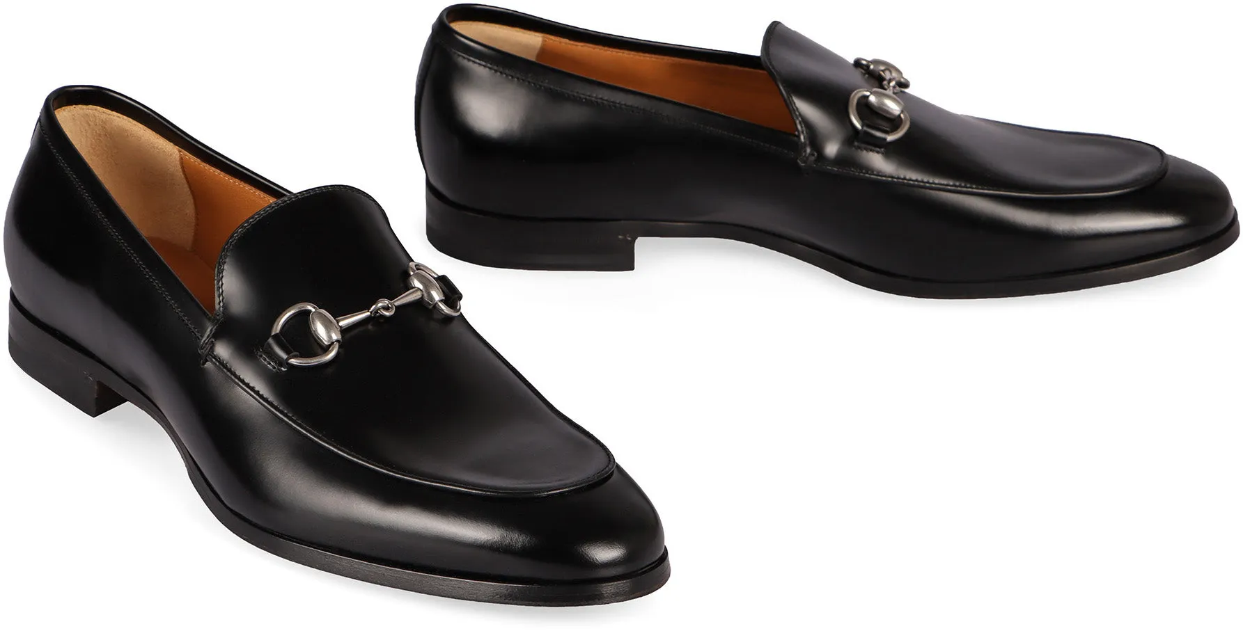 Leather loafers
