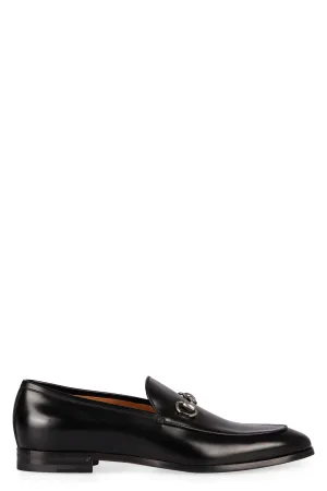 Leather loafers