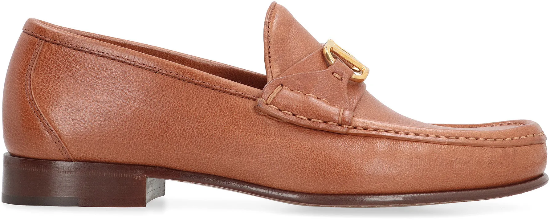 Leather loafers